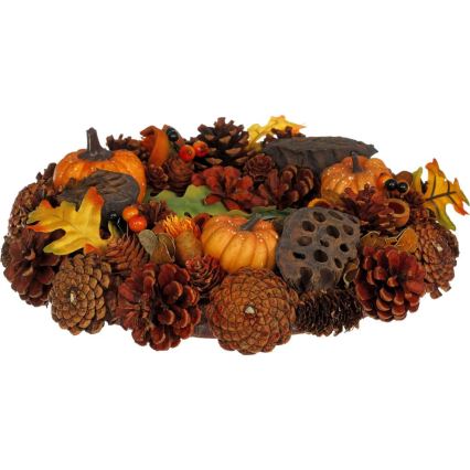 Őszi koszorú HALLOWEEN átm. 35 cm