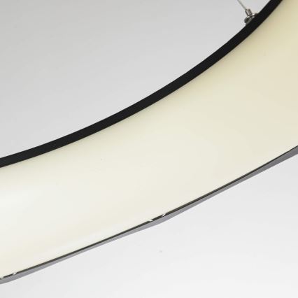 REUS LED kábeles csillár, 36 W, 230 V, 4000 K, átm. 61 cm, fekete