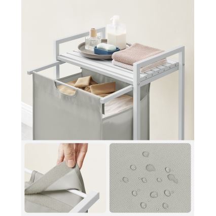 REX fehér szennyeskosár