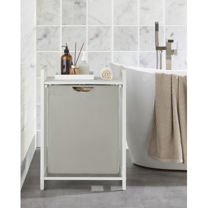 REX fehér szennyeskosár