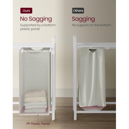 REX fehér szennyeskosár