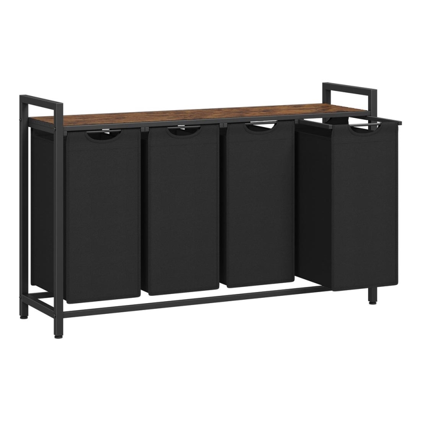 REX mosókosár barna/fekete