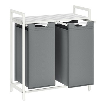 REX mosókosár fehér/szürke