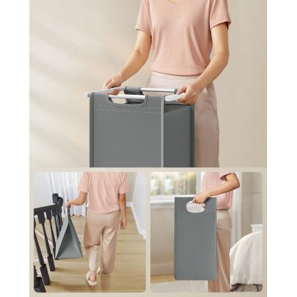 REX mosókosár fehér/szürke