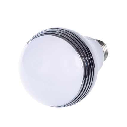 RGB LED izzó Bluetooth hangszóróval E27/8W/230V 2700K