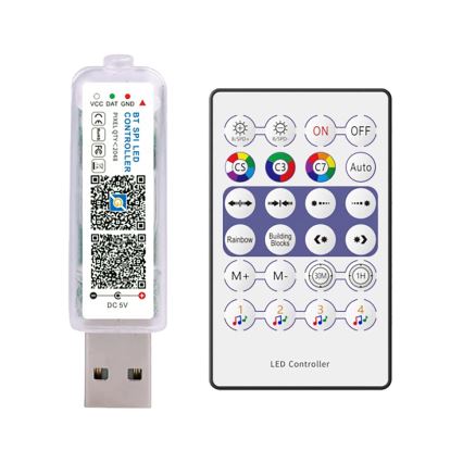 RGB LED karácsonyi fényfüzér LED/10W/5V 10 m USB + távirányító
