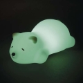 RGB LED újratölthető érintésvezérelt éjszakai fény LED/3,7V 1200 mAh maci