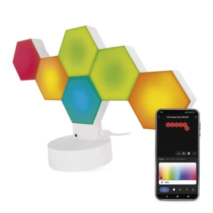 RGBIC Dimmelhető asztali lámpa GoSmart LED/5,5W/230V Wi-Fi Tuya