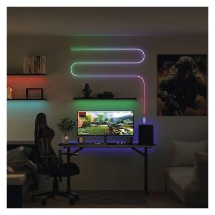 RGBIC LED Dimmelhető szalag GoSmart LED/24W/230V 3 m Wi-Fi Tuya