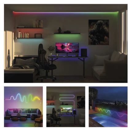 RGBIC LED Dimmelhető szalag GoSmart LED/33W/230V 5 m Wi-Fi Tuya