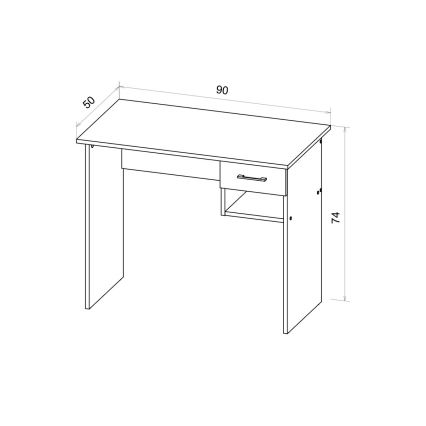 RICO artisan tölgy íróasztal