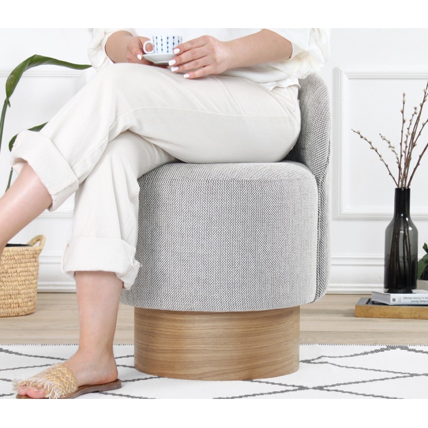 RIKI gyerekfotel, 40×47 cm, szürke