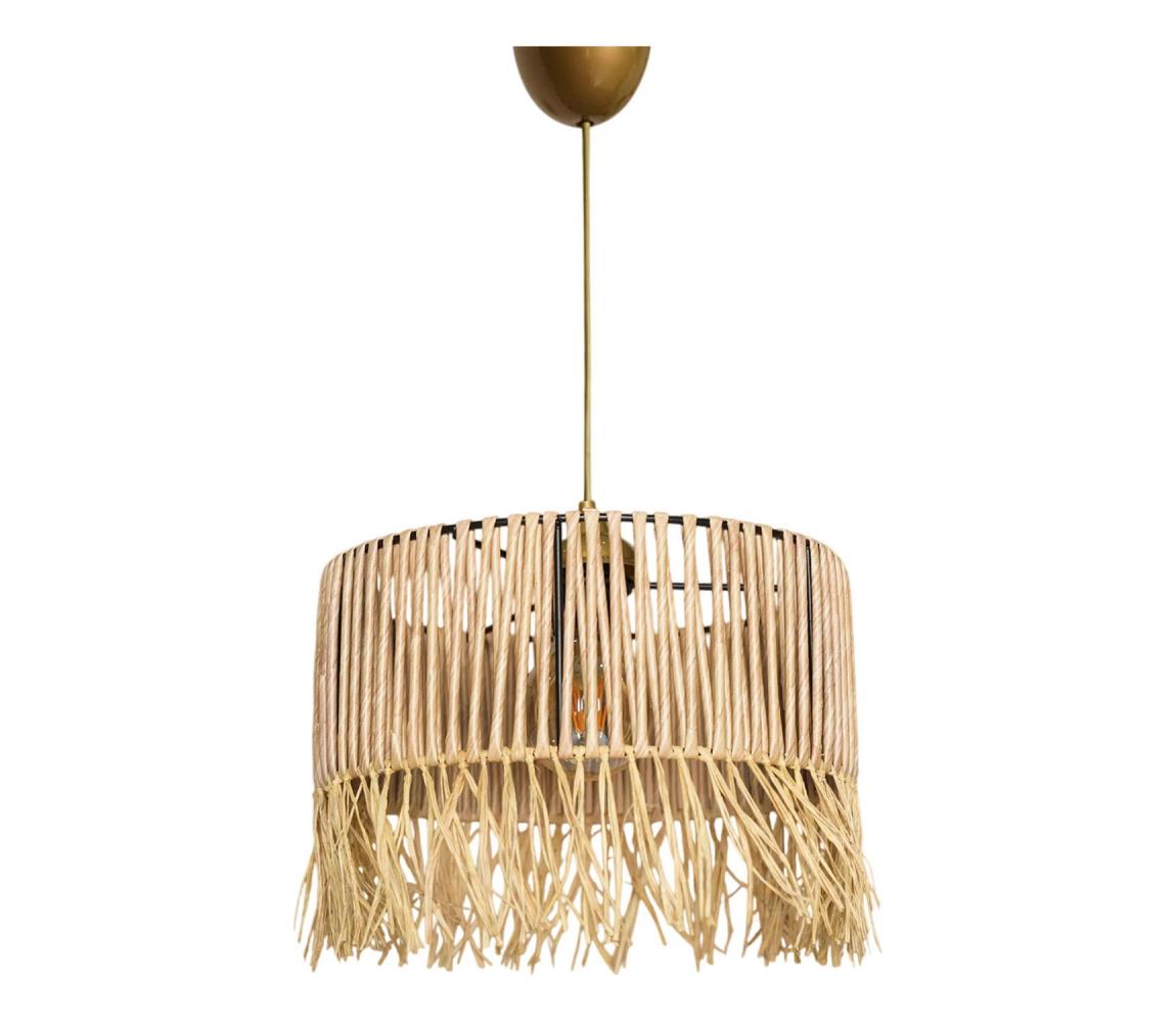 RIMINI kábeles függőlámpa 1xE27/40W/230V bézs 687HMY2311