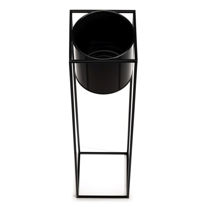 Virágállvány RING 100x23 cm fekete