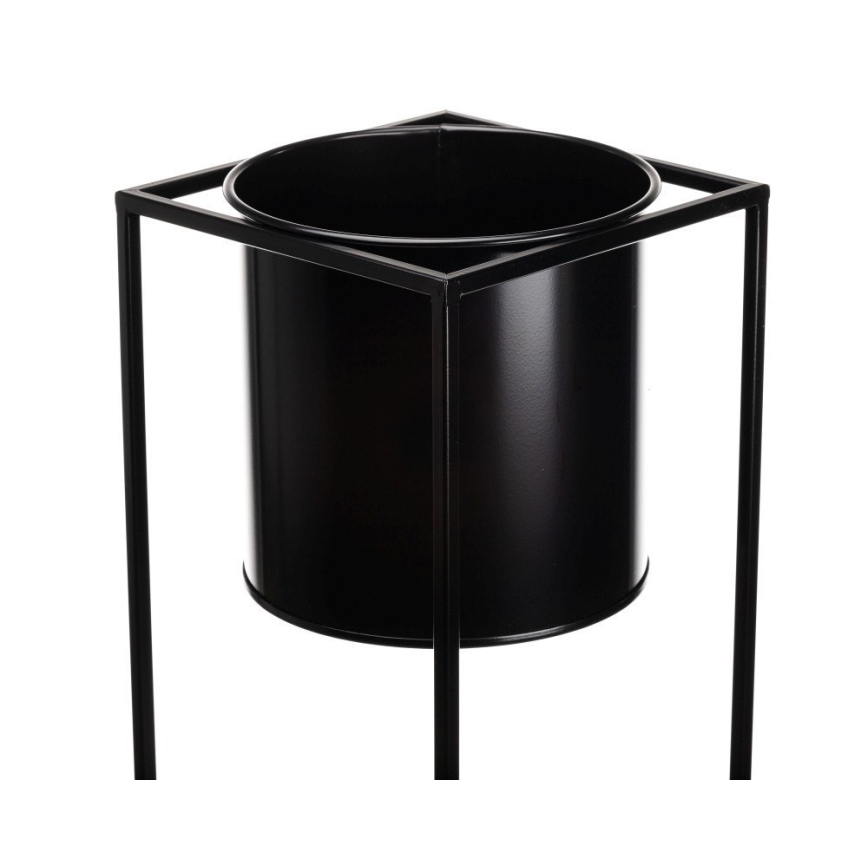 Virágállvány RING 100x23 cm fekete