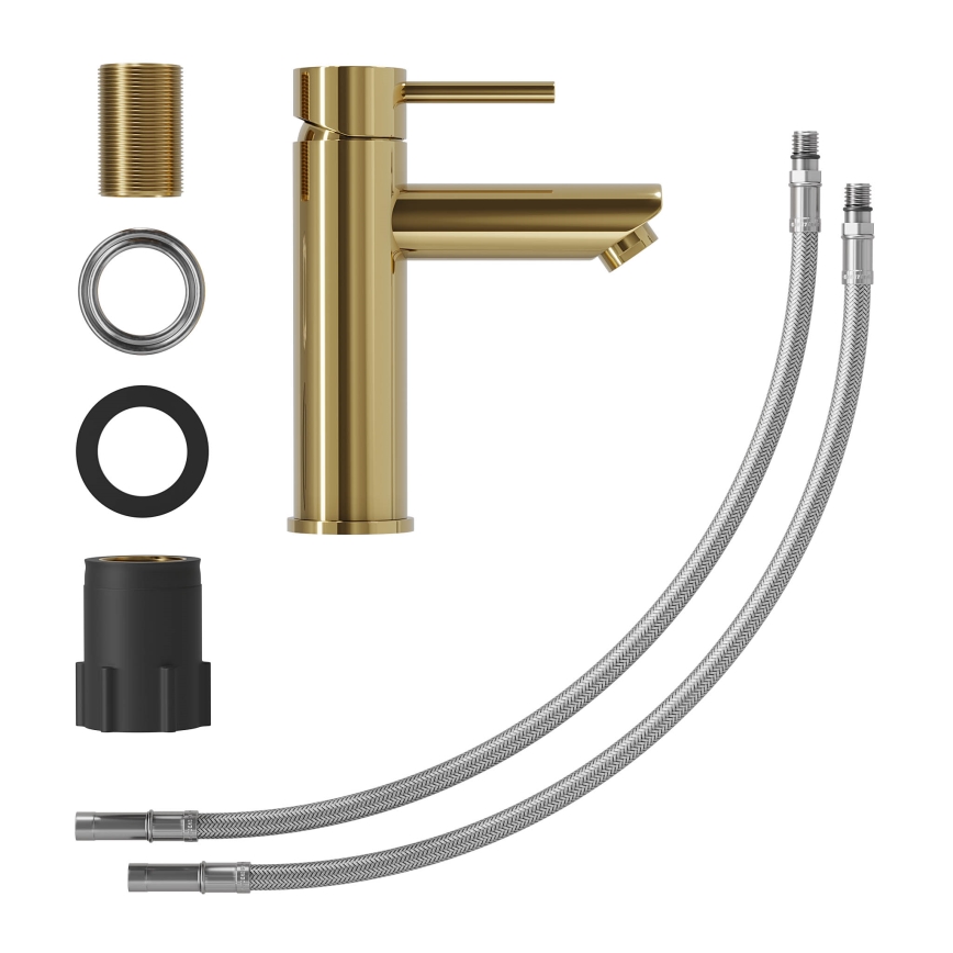 RINGSTED mosdócsaptelep, 17,8 cm, fényes sárgaréz