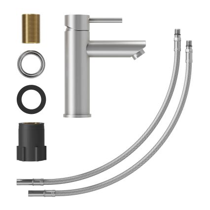 RINGSTED mosdócsaptelep, 17,8 cm, szálcsiszolt rozsdamentes acél