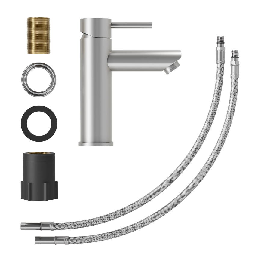 RINGSTED mosdócsaptelep, 17,8 cm, szálcsiszolt rozsdamentes acél