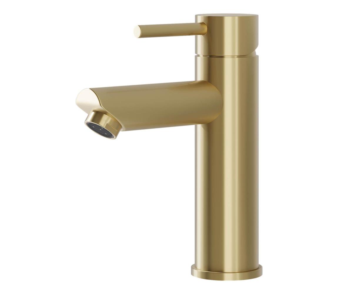 BATH DELUXE RINGSTED mosdócsaptelep, 17,8 cm, szálcsiszolt sárgaréz 28