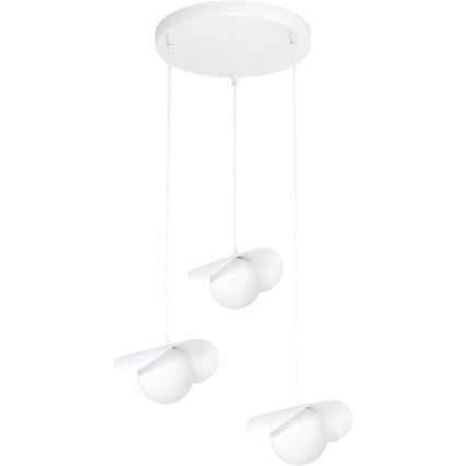 RITUAL kábelre függesztett csillár 3xG9/8W/230V fehér