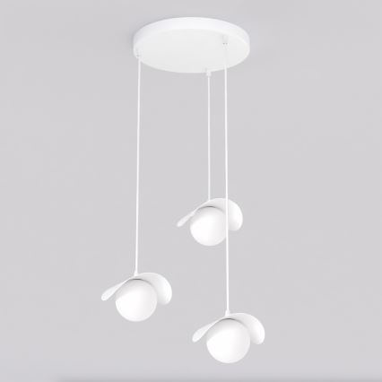 RITUAL kábelre függesztett csillár 3xG9/8W/230V fehér