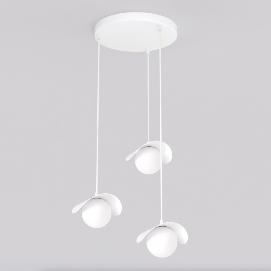RITUAL kábelre függesztett csillár 3xG9/8W/230V fehér