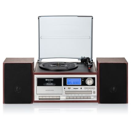 Roadstar HIF-8892 EBT - Hi-Fi rendszer lemezjátszóval, CD-vel és kazettával 64W/230V + távirányító