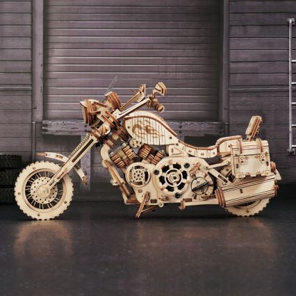 RoboTime - 3D fa mechanikus puzzle Motorkerékpár cruiser