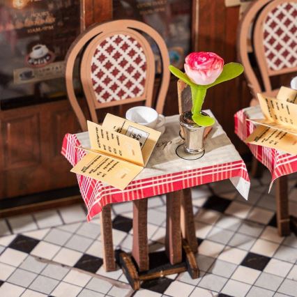 RoboTime - 3D LED puzzle Könyvtámasz Találkozás a könyvfolyosón 2xAAA