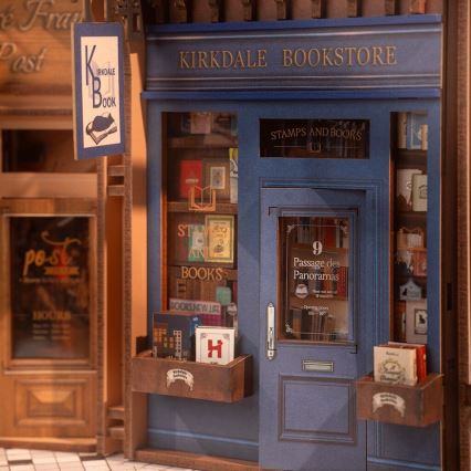 RoboTime - 3D LED puzzle Könyvtámasz Találkozás a könyvfolyosón 2xAAA