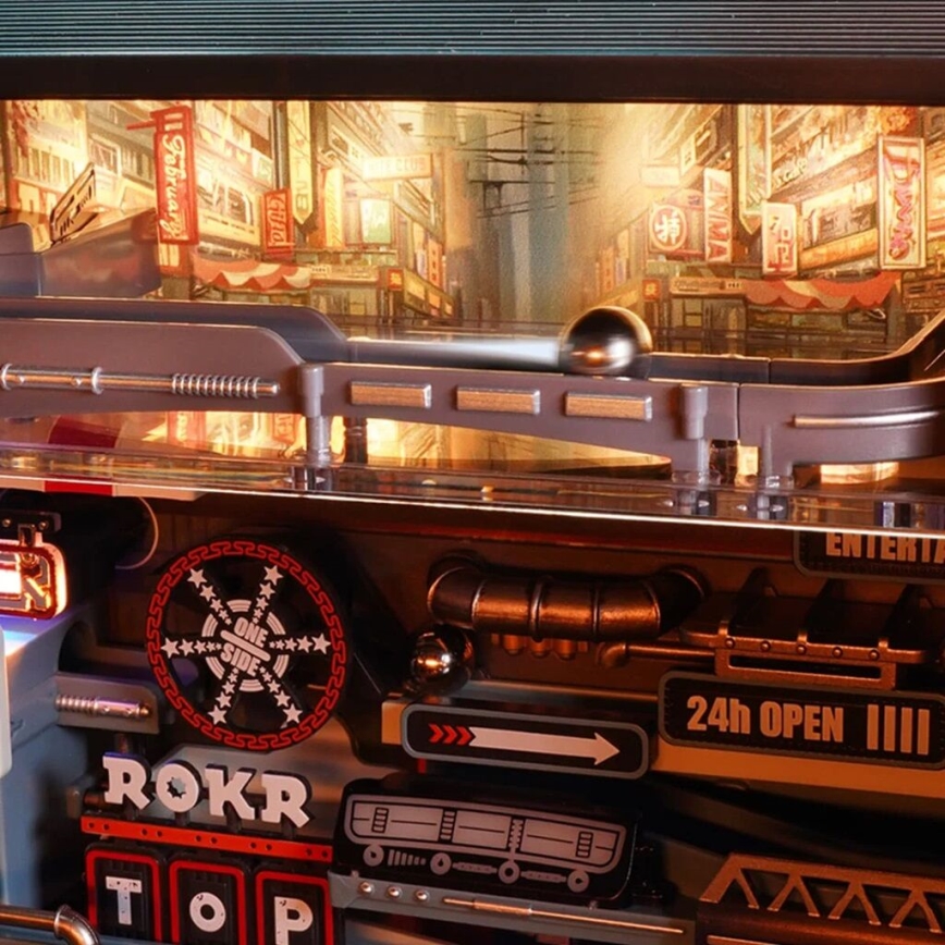 RoboTime - 3D mechanikus Üveggolyó pálya puzzle Múltbéli város