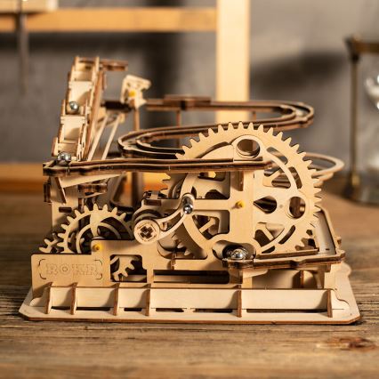 RoboTime - 3D Üveggolyó pálya puzzle Spirál