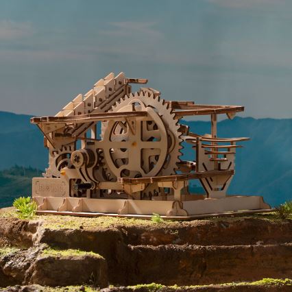 RoboTime - 3D Üveggolyó pálya puzzle Spirál