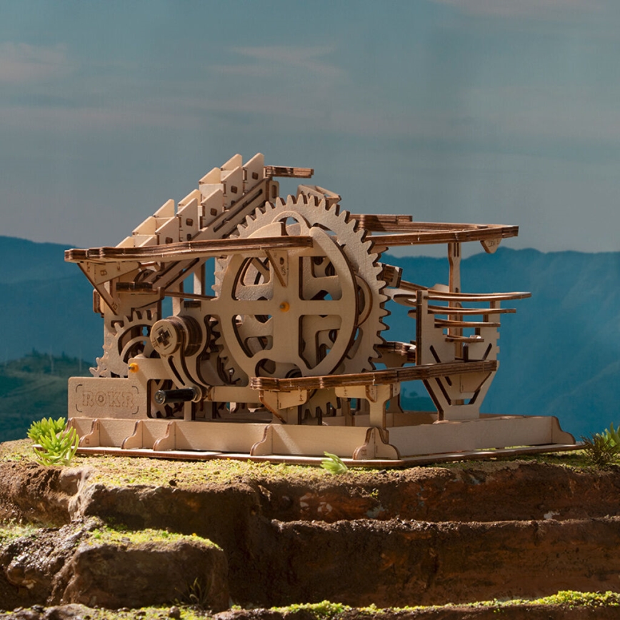 RoboTime - 3D Üveggolyó pálya puzzle Spirál