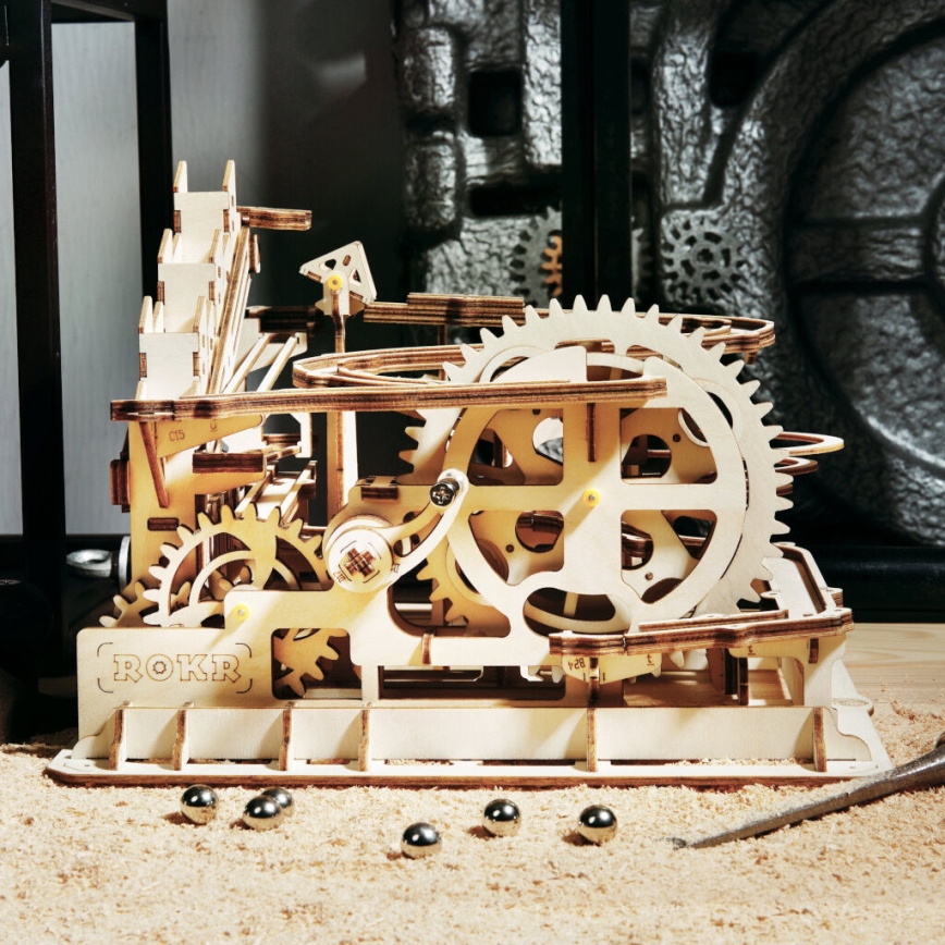 RoboTime - 3D Üveggolyó pálya puzzle Spirál