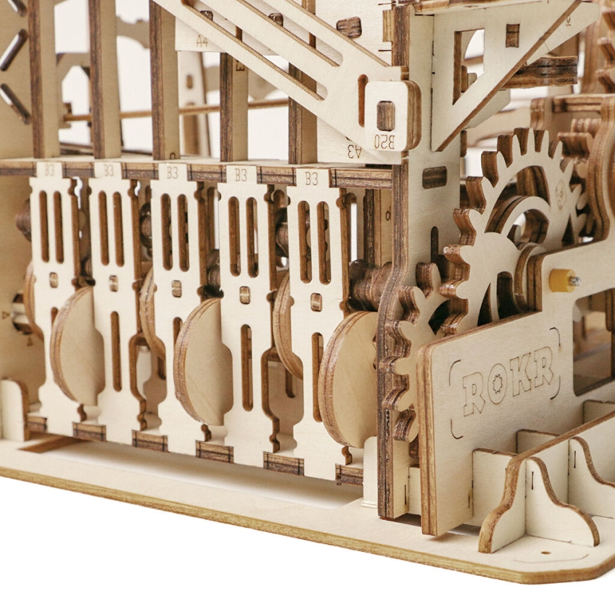 RoboTime - 3D Üveggolyó pálya puzzle Spirál