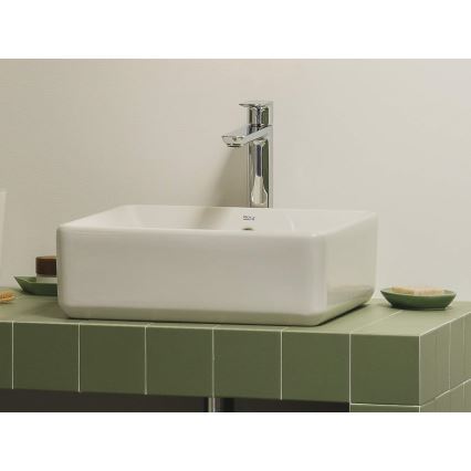 Roca A3270ML000 - GAP 39x37 cm-es kerámia mosdó pultba, fehér