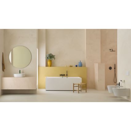 Roca A357525000 - Falra szerelhető bidé INSPIRA kerámia/fehér