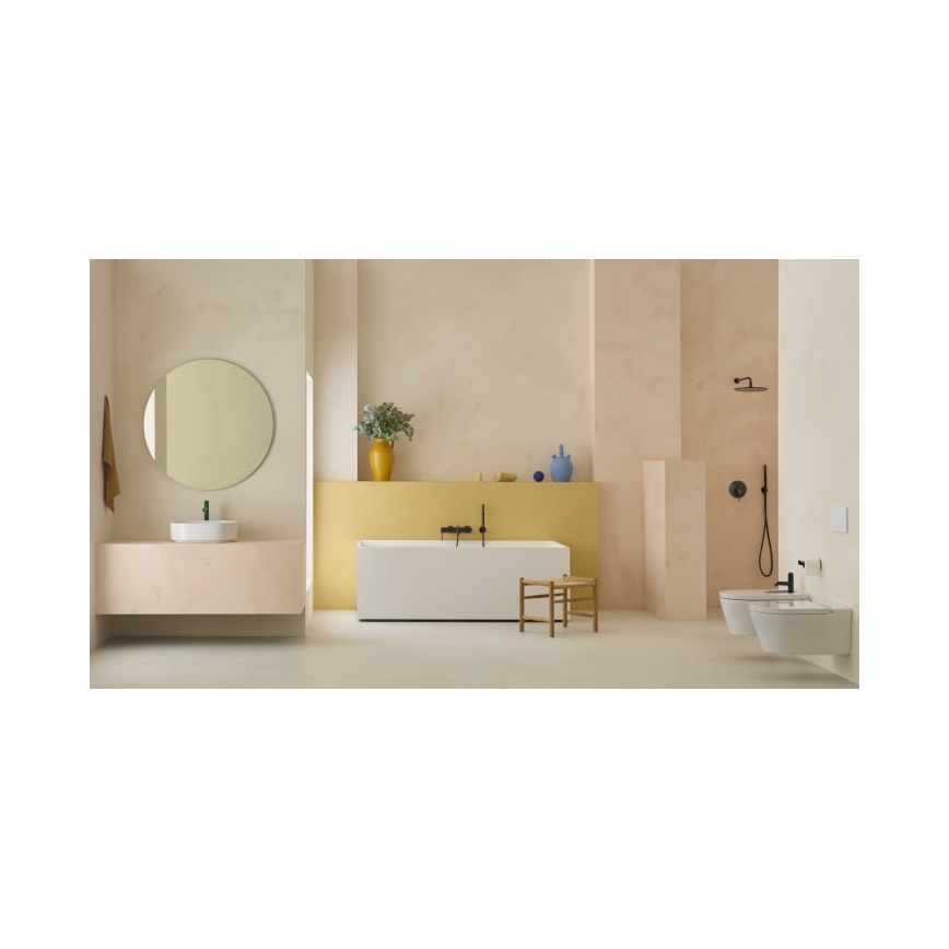 Roca A357525000 - Falra szerelhető bidé INSPIRA kerámia/fehér