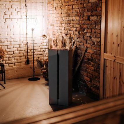 Kratki - BIO kandalló 113,6x35,9 cm 2kW fekete