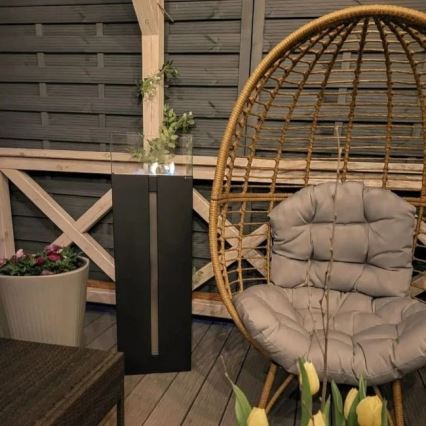 Kratki - BIO kandalló 113,6x35,9 cm 2kW fekete