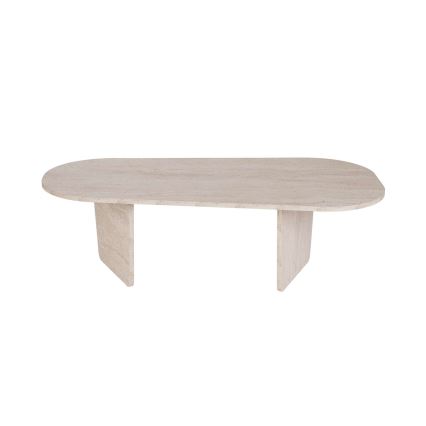 ROND dohányzóasztal 130x65 cm bézs
