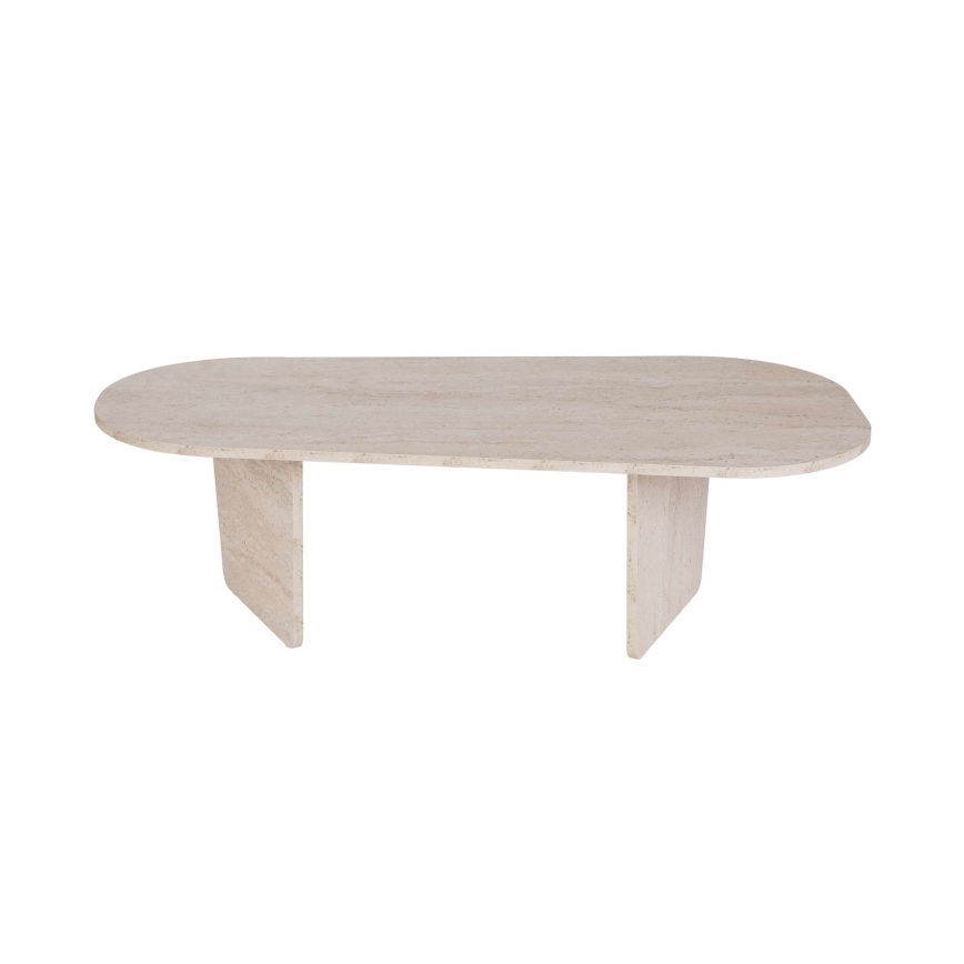 ROND dohányzóasztal 130x65 cm bézs
