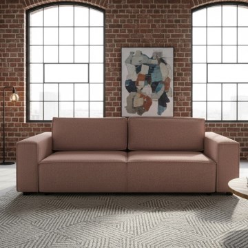 RONDA ággyá nyitható, háromszemélyes kanapé tárolóval, piros