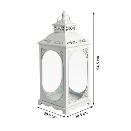ROSEHILL dekoratív lámpás, 54,5 cm, fehér