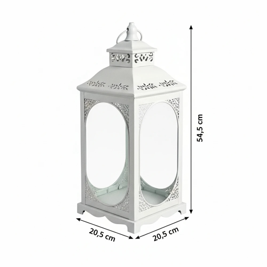 ROSEHILL dekoratív lámpás, 54,5 cm, fehér