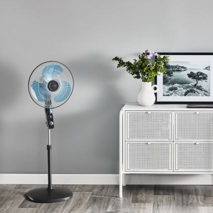 Rowenta - ESSENTIAL+ álló ventilátor szúnyogriasztóval 60W/230V 130 cm fekete