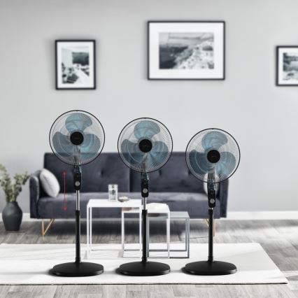 Rowenta - ESSENTIAL+ álló ventilátor szúnyogriasztóval 60W/230V 130 cm fekete