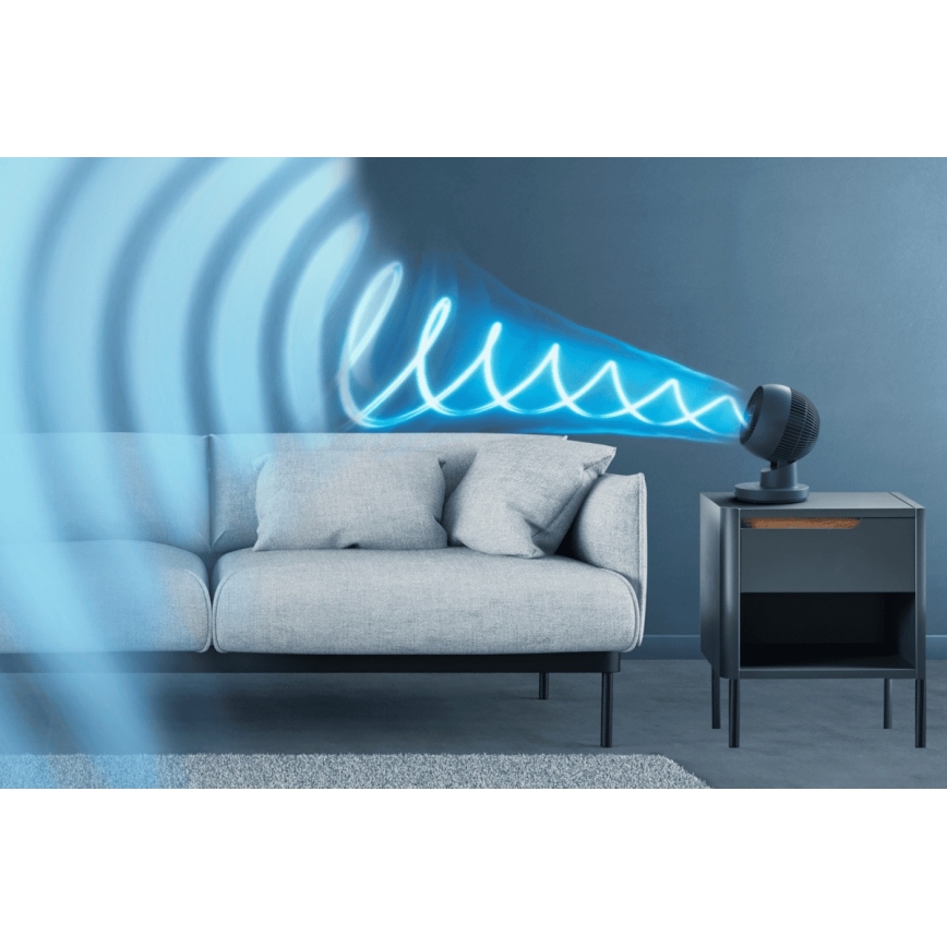 Rowenta - Asztali ventilátor TURBO SWIFT COMPACT 230V kék + távirányító