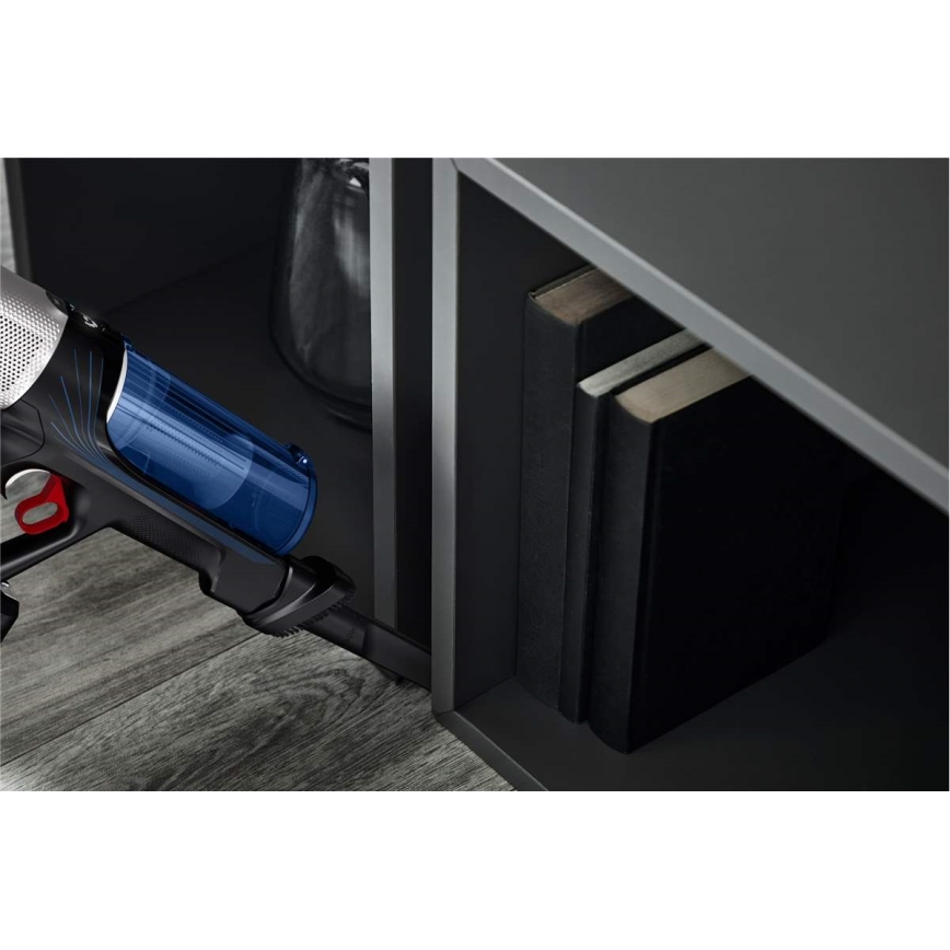 Rowenta - Botporszívó felmosóval X-FORCE FLEX ANIMAL AQUA AUTO 4in1 250W/25,2V 2500 mAh fekete/kék